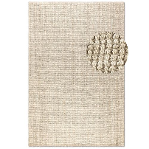 Tapis En Jute Bouclé Jaipur Blanc Ivoire 160x230cm
