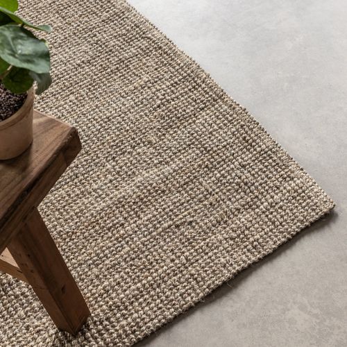 Tapis 80x200cm Jute Bouclé Jaipur Mocca