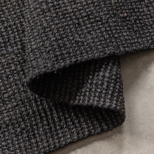 Tapis 80x200cm Jute Bouclé Jaipur Noir