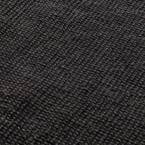 Tapis 80x150cm Jute Bouclé Jaipur Noir