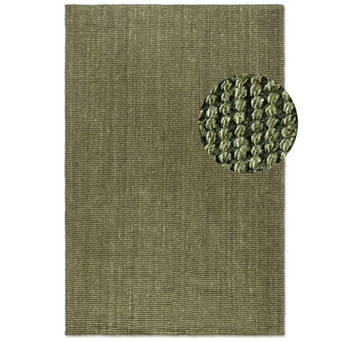 Tapis 190x280cm Jute Bouclé Jaipur Vert