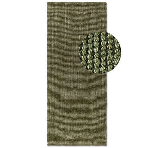 Tapis En Jute Bouclé Jaipur Vert 80x150cm