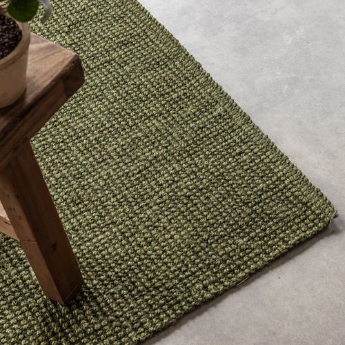 Tapis En Jute Bouclé Jaipur Vert 80x150cm