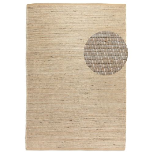 Tapis 160x230cm Naturel En Jute Harmony Beige Naturel