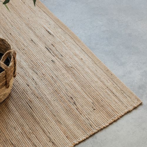 Tapis 60x90cm Naturel En Jute Harmony Beige Naturel