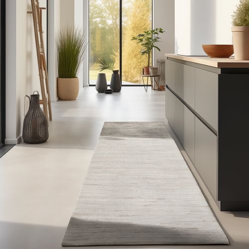 Tapis 190x280cm Naturel En Jute Harmony Grège