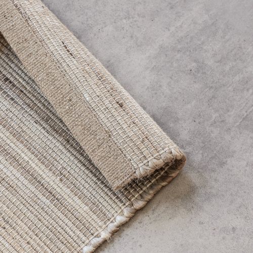 Tapis 80x150cm Naturel En Jute Harmony Grège
