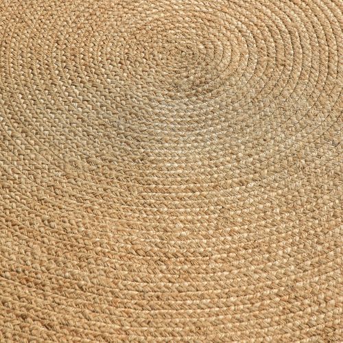 Tapis 140x140cm En Jute Mahal Beige