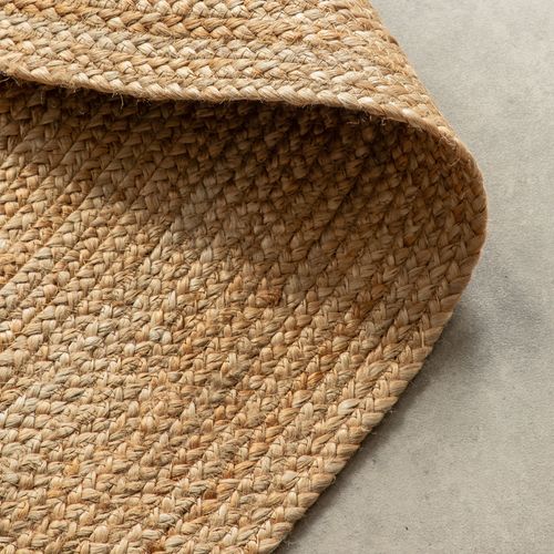 Tapis 100x100cm En Jute Mahal Beige