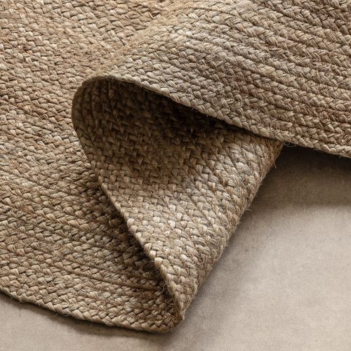 Tapis Rond En Jute Mahal Marron 200x200cm