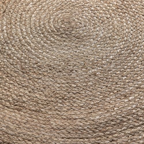 Tapis Rond En Jute Mahal Marron 140x140cm