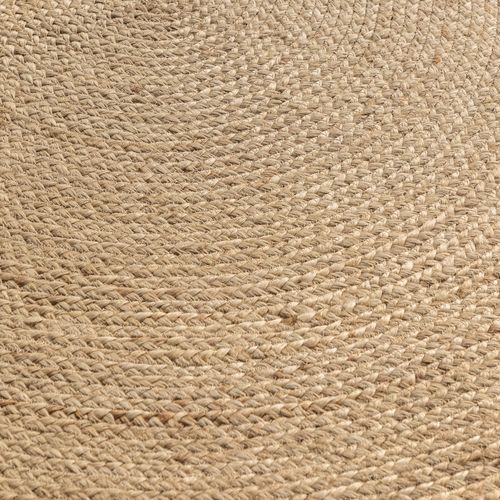 Tapis 100x100cm En Jute Mahal Ivoire