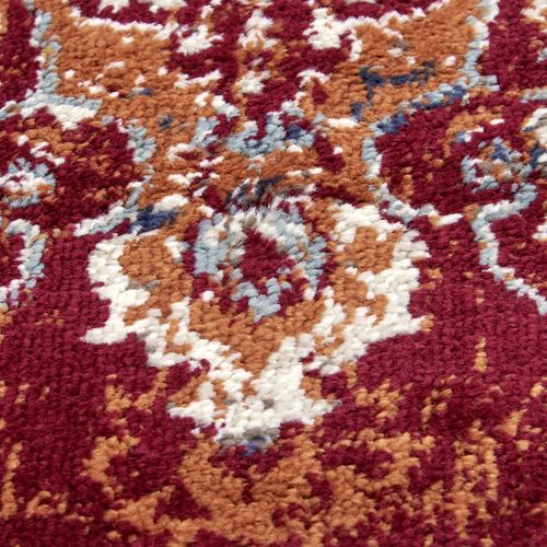Tapis 200x280cm Style Vintage Madere Rouge