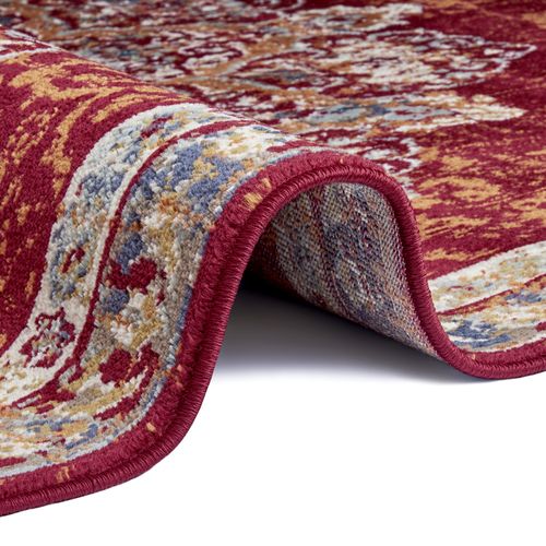 Tapis 80x240cm Style Vintage Madere Rouge