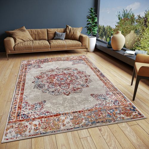 Tapis 200x280cm Style Vintage Madere Crème