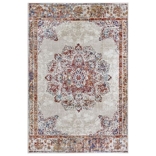 Tapis 57x90cm Style Vintage Madere Crème