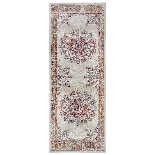 Tapis 57x90cm Style Vintage Madere Crème