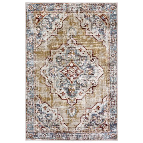 Tapis 200x280cm Style Vintage Madere Beige