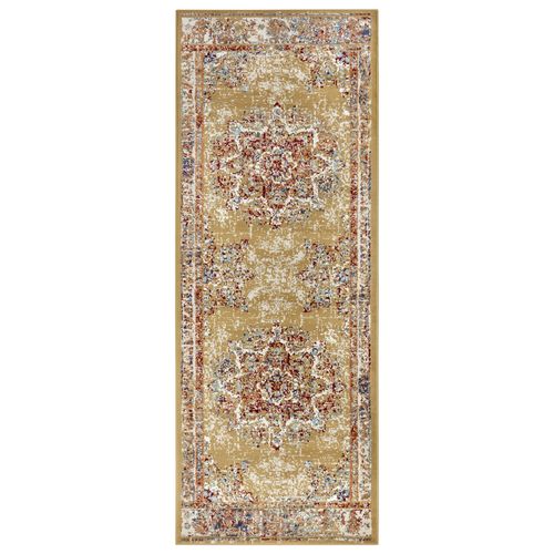 Tapis 80x120cm Style Vintage Madere Doré