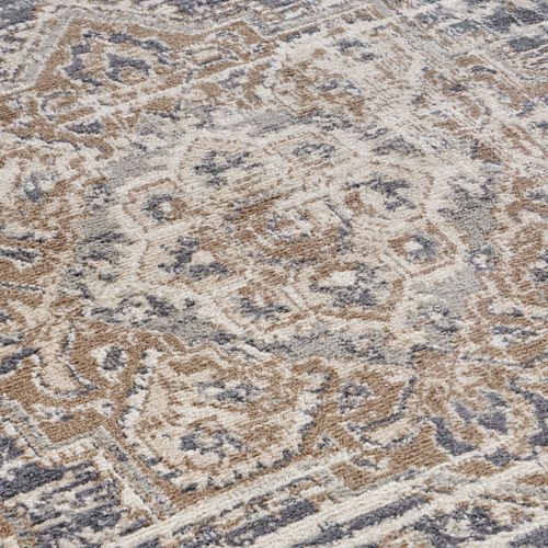 Tapis 80x120cm Vintage Rania Crème Et Bleu