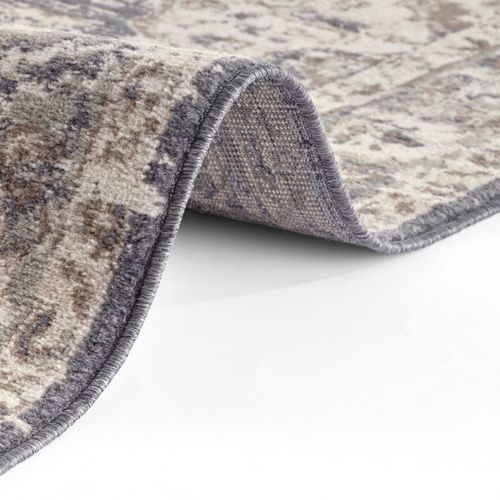 Tapis 80x120cm Vintage Rania Crème Et Bleu