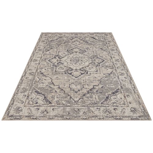 Tapis 200x280cm Vintage Rania Crème Et Gris