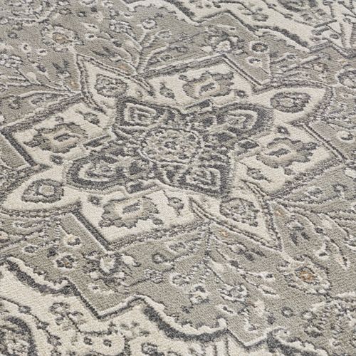 Tapis Vintage Oriental Safia Crème Et Gris 120x170cm