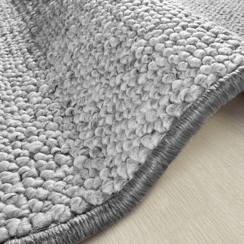 Tapis 60x90cm Bouclé Tufté Wool Gris