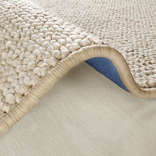 Tapis 100x140cm Bouclé Tufté Wool Crème
