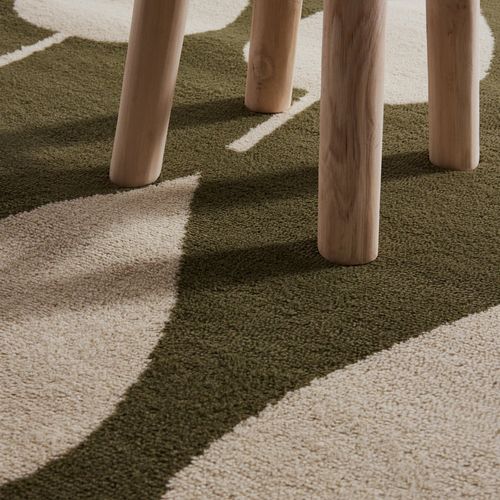 Tapis Enfant Leaves Vert 160x235cm