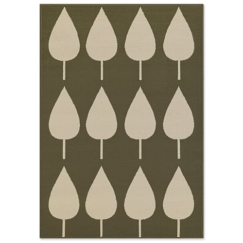 Tapis Enfant Leaves Vert 160x235cm