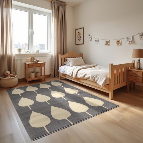 Tapis Enfant Leaves Bleu 160x235cm