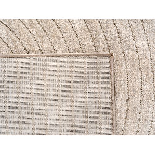 Tapis Poils Courts à Relief Paola Beige 140x200cm