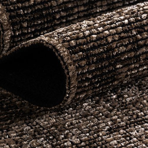 Tapis Moderne à Franges - Marron 160x230cm