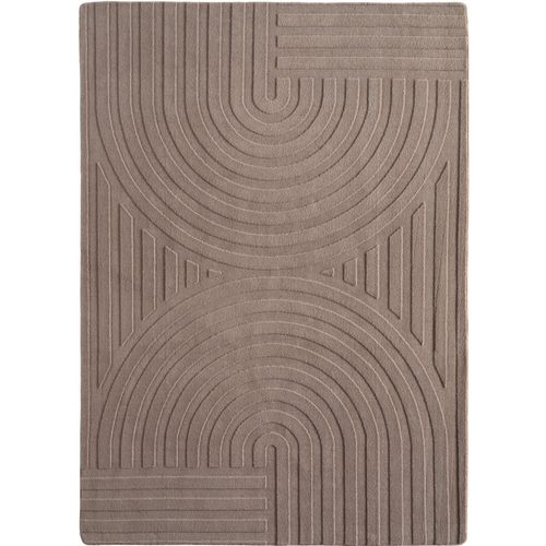 Tapis Bari Doux à Relief Beige 80x150cm