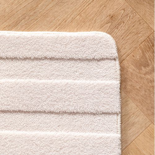 Tapis Bari Doux à Relief Crème 200x290cm