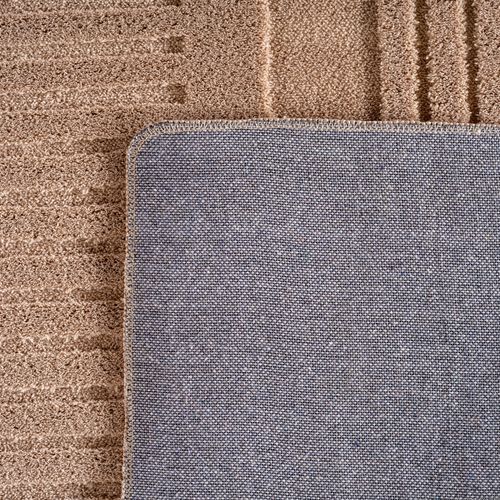 Tapis Sena Doux à Relief Beige 80x150cm