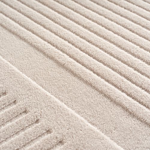 Tapis Sena Doux à Relief Crème 140x200cm