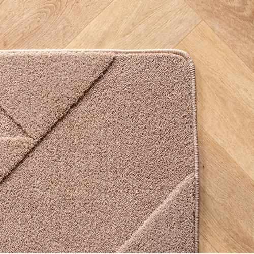 Tapis Asti Doux à Relief Beige 80x250cm