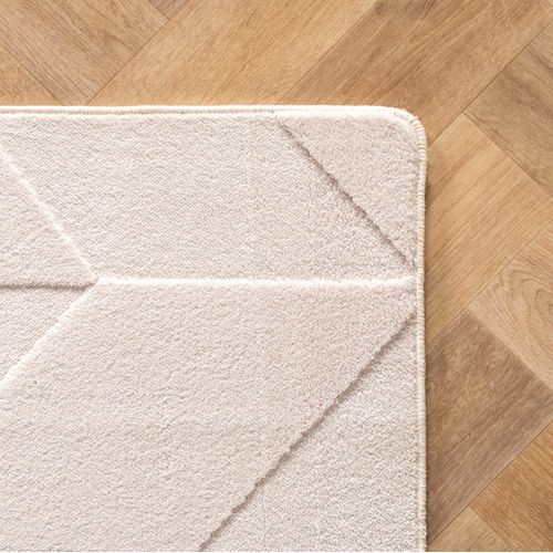 Tapis Asti Doux à Relief Crème 160x230cm