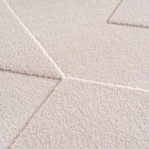 Tapis Asti Doux à Relief Crème 120x170cm