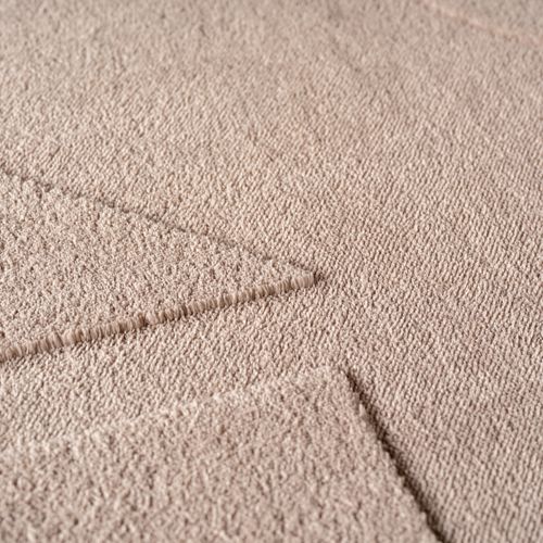 Tapis Côme Doux à Relief Beige 120x170cm