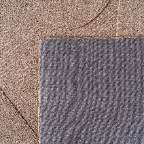 Tapis Côme Doux à Relief Beige 120x170cm