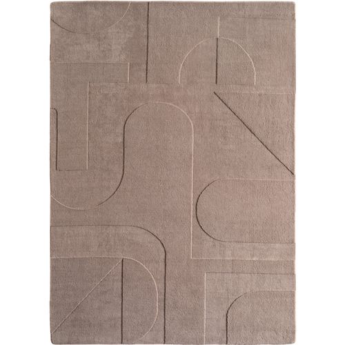 Tapis Côme Doux à Relief Beige 80x250cm