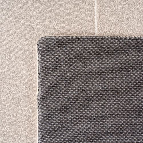 Tapis Côme Doux à Relief Crème 200x290cm