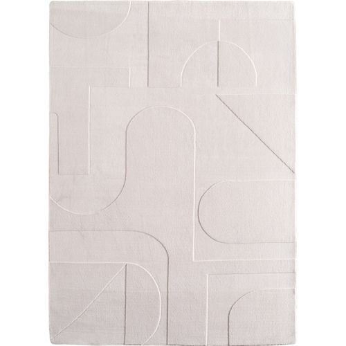 Tapis Côme Doux à Relief Crème 80x250cm