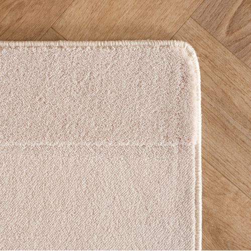 Tapis Côme Doux à Relief Crème 80x250cm