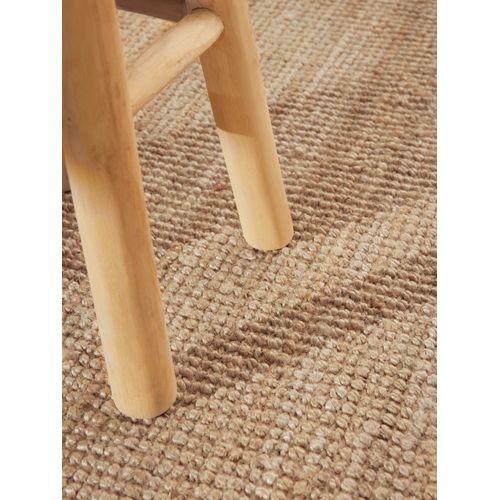 Tapis Rond 200x200cm Jute Bouclé Jaipur Beige