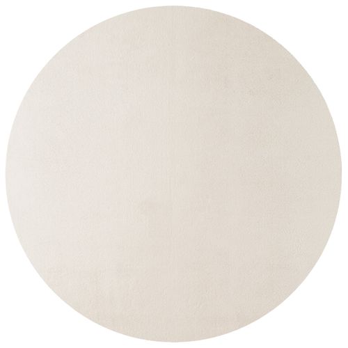 Tapis Doux 160x160cm Lavable Crème