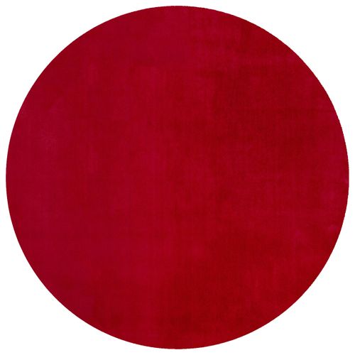 Tapis Doux 80x80cm Lavable Rouge